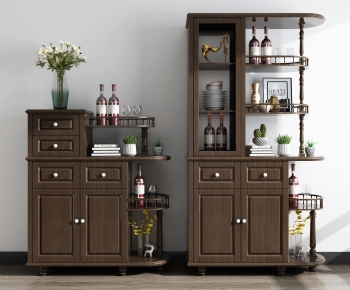 American Style Wine Cabinet-ID:793767695