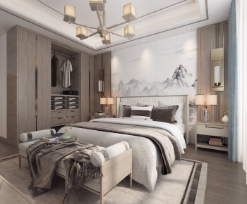 New Chinese Style Bedroom-ID:491962266