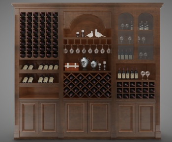 European Style Wine Cabinet-ID:446681182