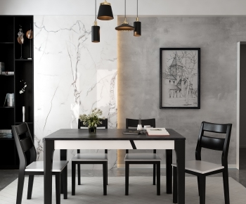Industrial Style Dining Room-ID:934549323