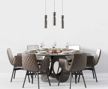 Modern Dining Table And Chairs-ID:400787357