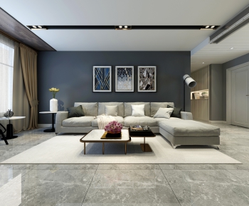 Modern A Living Room-ID:965632881