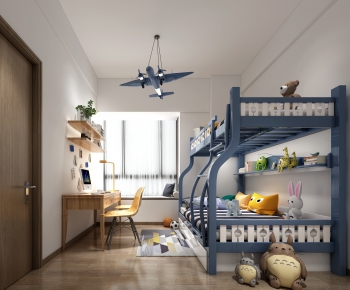 Modern Boy's Room And Son's Room-ID:341758611