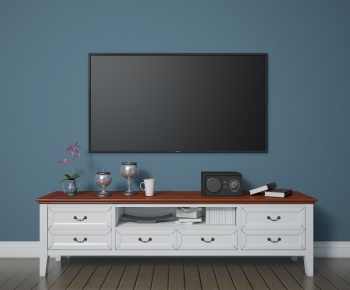 Simple European Style TV Cabinet-ID:409330336