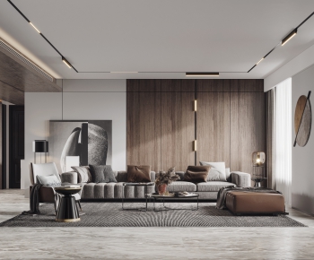 Modern A Living Room-ID:136038361