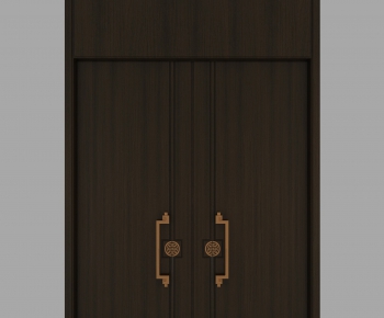 New Chinese Style Double Door-ID:445615815