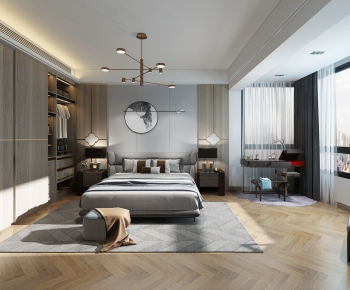 New Chinese Style Bedroom-ID:494563568