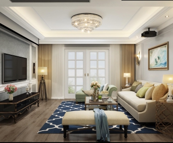 European Style A Living Room-ID:639475638