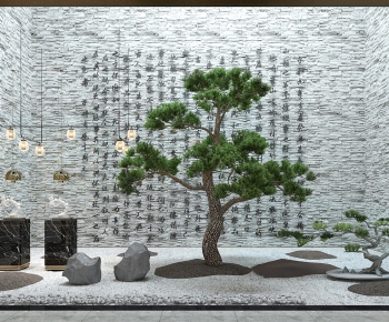 New Chinese Style Garden Landscape-ID:818033487
