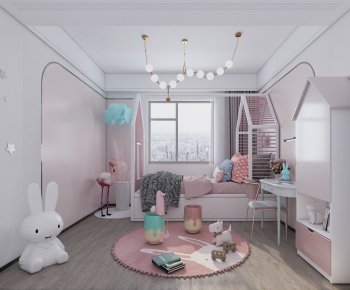 Nordic Style Girl's Room Daughter's Room-ID:844039191
