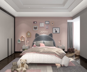 Modern Girl's Room Daughter's Room-ID:840227287