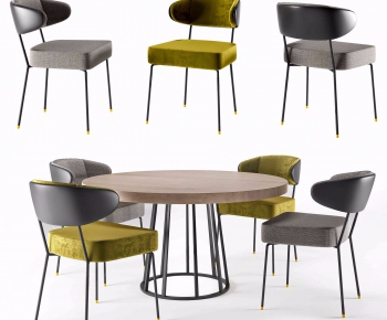 Modern Dining Table And Chairs-ID:874698759