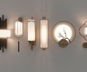 New Chinese Style Wall Lamp-ID:674959555