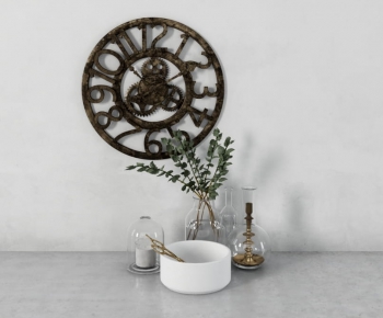 Industrial Style Wall Clock-ID:174079918