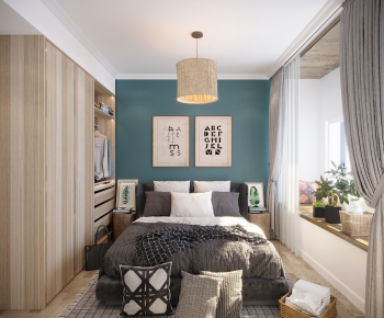 Nordic Style Bedroom-ID:952760541
