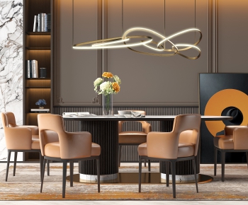 Modern Dining Table And Chairs-ID:953864247