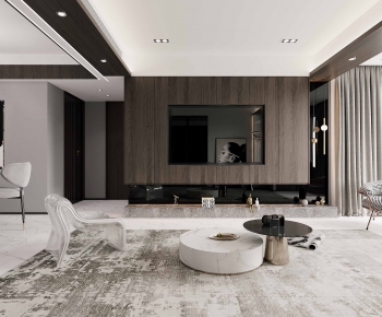Modern A Living Room-ID:424355442