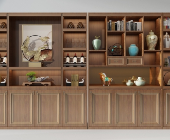 New Chinese Style Wine Cabinet-ID:111947634