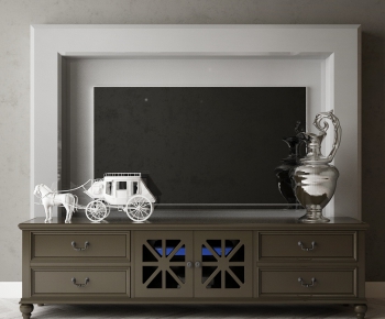American Style TV Cabinet-ID:629348123