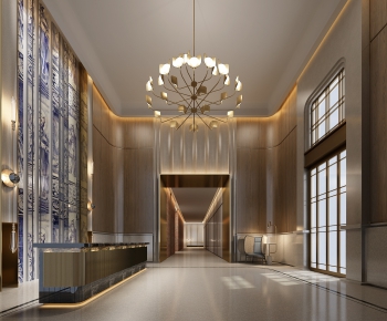 New Chinese Style Lobby Hall-ID:273887691