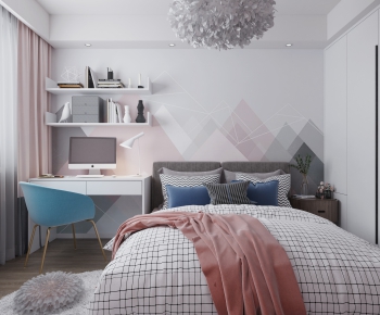 Nordic Style Bedroom-ID:184651417