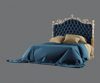 European Style Double Bed-ID:277263292
