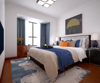 New Chinese Style Bedroom-ID:155991918