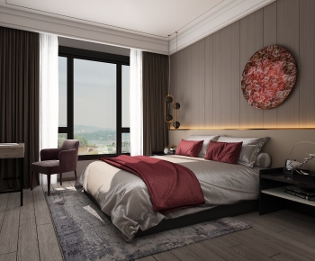 New Chinese Style Bedroom-ID:848426244