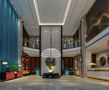 New Chinese Style Lobby Hall-ID:159248592