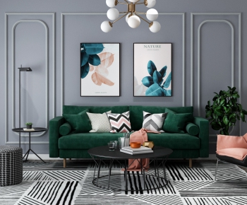Nordic Style Sofa Combination-ID:257318847