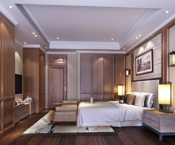 New Chinese Style Bedroom-ID:552270873