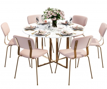 Modern Dining Table And Chairs-ID:936616895