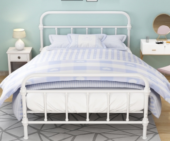 Nordic Style Single Bed-ID:238072457