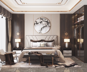 New Chinese Style Bedroom-ID:299469377