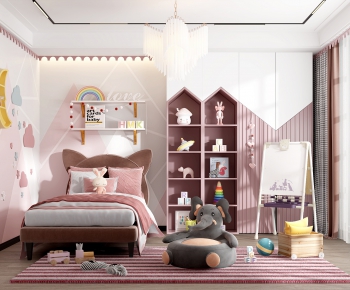 Nordic Style Girl's Room Daughter's Room-ID:994495869