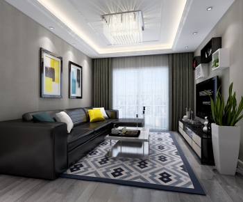 Modern A Living Room-ID:450654319