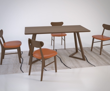Modern Dining Table And Chairs-ID:503646236