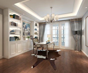 Simple European Style Study Space-ID:577793116