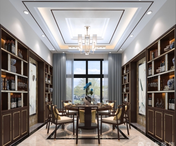 New Chinese Style Dining Room-ID:622790294
