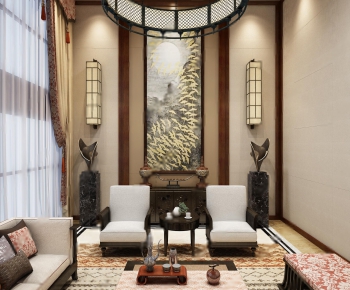 Southeast Asian Style A Living Room-ID:537217594