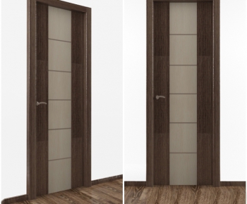 Modern Solid Wood Door-ID:372940284