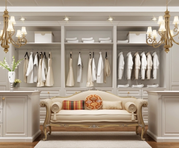 Simple European Style Clothes Storage Area-ID:514509437
