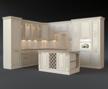 European Style Kitchen Cabinet-ID:610927199