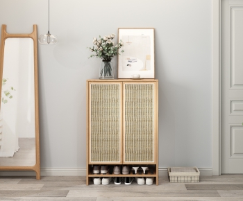 Nordic Style Shoe Cabinet-ID:485773772