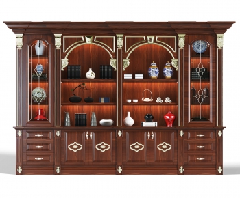 European Style Decorative Cabinet-ID:385430623