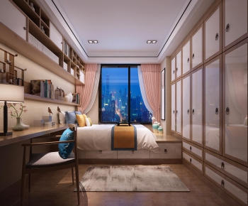 New Chinese Style Bedroom-ID:151954293