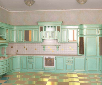 European Style Kitchen Cabinet-ID:573875737