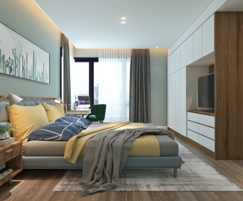 Nordic Style Bedroom-ID:165663911