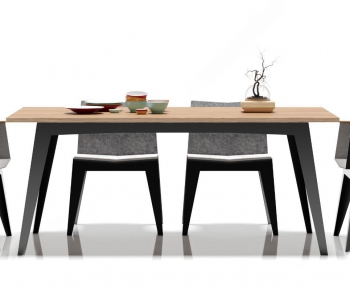 Modern Simple Style Dining Table And Chairs-ID:232992636