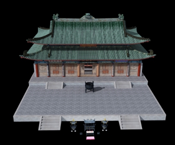 Chinese Style Ancient Architectural Buildings-ID:920736955